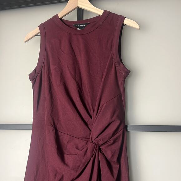 NEW Club Monaco Twist Front Knit Maxi Dress Size Medium - Picture 4 of 9